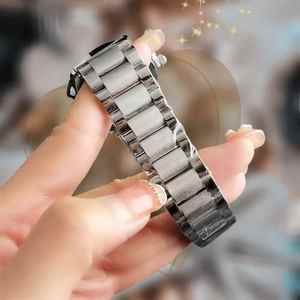 Quartz Movement Original Wrist <strong>ck</strong> <strong>Watches</strong> Classic Design Chronograph Couple <strong>Watches</strong> for Lovers Stainless Steel Band Glass Dial