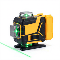 Niveau laser à faisceau vert 180 degrés, lignes horizontales et verticales pour le carrelage mural, l'alignement des sols, la construction, vente en gros OEM