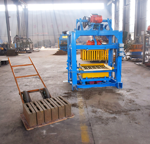 เครื่องผลิตบล็อกคอนกรีต QTJ4-40เครื่องขึ้นรูปบล็อกกลวงเครื่องจักรทำอิฐอัตโนมัติ - Product Image 2