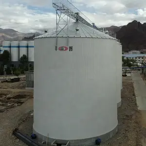 Silo de almacenamiento de arroz silo de alimentación para la venta 1000 toneladas silo de grano precios