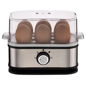 Stainless Steel Base 2 Layers Electric Egg Boiler / Egg Cooker 16 Eggs For Household Use