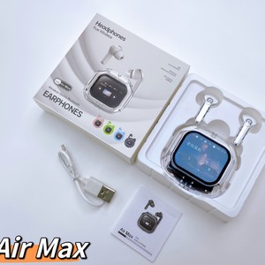 Écouteurs <span class=keywords><strong>Air</strong></span> Max avec écran LCD, réduction active du bruit (ANC), écouteurs sportifs, écouteurs tactiles - Product Image 6