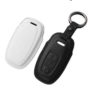 ใหม่เคสหนังกุญแจรถสำหรับ Audi A3 A4L A5 A6L A7L <span class=keywords><strong>Q3</strong></span> Q2l A8 Q4 <span class=keywords><strong>Etron</strong></span> Q5L Q7อุปกรณ์ตกแต่งรถยนต์ - Product Image 1