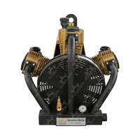 BESTSELLER Compresseur portable électrique refroidi par air Globaltech pour silo-citerne à ciment en vrac, pistons de 160 mm, décharge 480V/380V