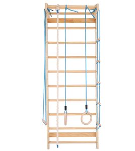 Struttura per arrampicata in legno scalatori interni giocano strutture palestra parco giochi al coperto pineta di sicurezza a parete scala montata - Product Image 6
