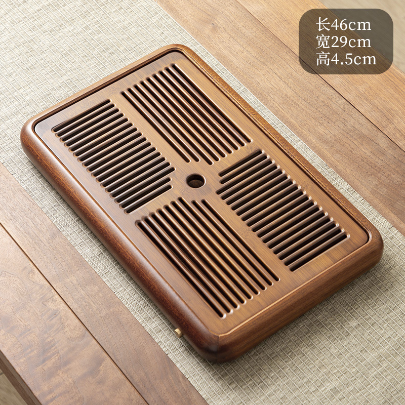 Rosewood tea tray and medium-sized 46*29*4.5CM tube