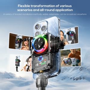 MEMO DL23 Live Streaming Gaming Fast <b>Phone</b> Cooling Fan 2000mAh <b>Battery</b> Mobile <b>Phone</b> Radiator with Bracket Hole - Product Image 3