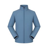 Veste softshell unisexe |   Veste d'extérieur légère coupe-vent et chaude à col montant pour la randonnée et l'escalade, en Dralon 75D T800 laminé