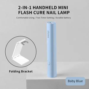 Lampe à ongles UV portable professionnelle, mini-séchoir à ongles pour un séchage rapide du vernis gel, manucure - Product Image 6