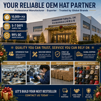 Chapeaux de Noël fantaisie OEM, casquettes personnalisées sur mesure, fournisseur de casquettes de fête pour commandes en gros, destiné aux propriétaires de marques et aux grossistes importateurs