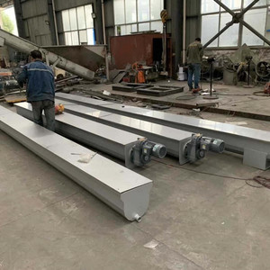 Carbon Staal U-Vormige Slib Schroeftransporteur Met As Rvs Shaftless Transportband Fabrikant - Product Image 3