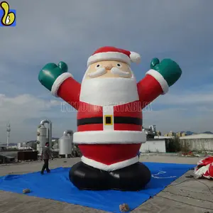 De Navidad al aire libre de pie Santa Claus C1039-1