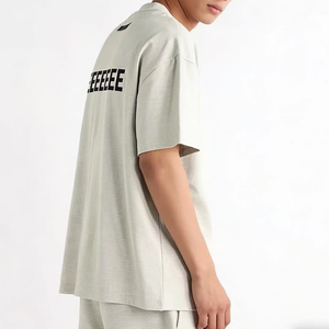 T-shirts vintage à manches courtes pour hommes, qualité ODM, imprimé étoile HELLO, prix usine, qualité LOGO 1.1 - Product Image 1