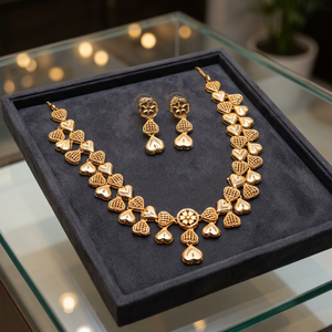Collares de Moda al por Mayor, Juego de Joyería Turca Chapada en Oro de 14K, 18K y 24K, Joyería Tradicional, Joyería de Latón Chapada en Oro - Product Image 2