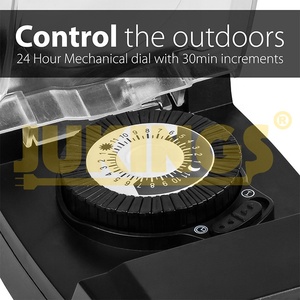 CETL Approved 24-Hour Mechanical Christmas Light <strong>Timer</strong> 1-3 Prong Water Resistant Copper &amp; PVC General Purpose <strong>Plug</strong> <strong>with</strong> Socket - Product Image 4