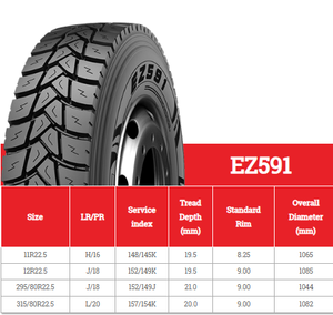 Neumáticos para Camión EZ591 11R22.5 12R22.5 295/80R22.5 315/80R22.5 Modelos Disponibles - Product Image 3