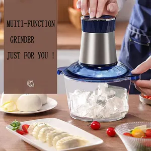 2024 ice crusher slush machine household small commercial electric freezer shaved ice maker multi-function meat grinder