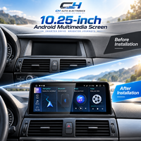 Lecteur DVD de voiture pour BMW X5 X6 E70 E71, écran tactile Android ultra-fin de 10,25 pouces, navigation GPS, CarPlay