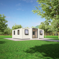 Maisons de luxe de 40 pieds, paquet d'expédition, conteneurs préfabriqués, maisons en béton