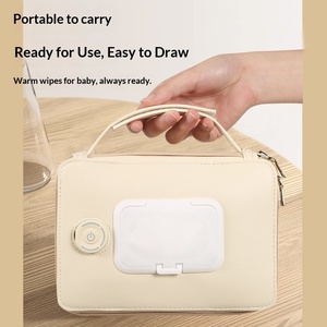 Chauffe-lingettes pour bébé portable OEM, grande capacité, réglage rapide, avec distributeur - Product Image 4