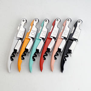 Tire-bouchon professionnel artisanal pour serveur, ouvre-bouteille à vin avec coupe-capsule à double charnière pour serveurs, sommeliers, barmen - Product Image 2