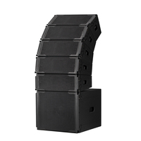 Altavoces Line Array Dobles de 6.5 Pulgadas y Set de Sonido Line Array Activo para Espectáculos al Aire Libre Equipo de Sonido para Escenarios Móviles