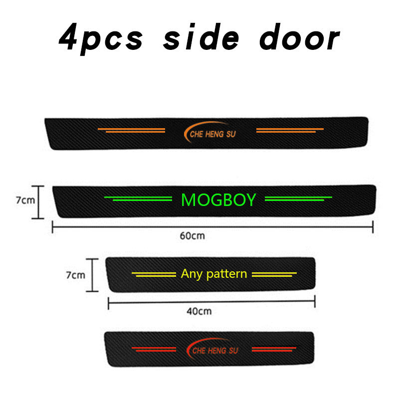 4pcs porte latérale