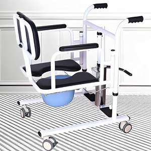 Silla Elevadora Hidráulica para el <span class=keywords><strong>Cuidado</strong></span> <span class=keywords><strong>de</strong></span> <span class=keywords><strong>Ancianos</strong></span>, Inodoro, Ducha, Transferencia <span class=keywords><strong>de</strong></span> Pacientes, Ajustable, Portátil, Ligera, Equipo <span class=keywords><strong>de</strong></span> Seguridad para Baño - Product Image 4