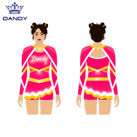 Haute Qualité Applique Logo Cheerleading Uniforme Ensembles Jeunesse Danse Jupes Spandex Diamants Cheer Compétition Porter