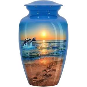 Urna funeraria de cremación para cenizas humanas, ataúd y urna de metal para adultos, equipo de servicio comercial disponible a un precio asequible - Product Image 6