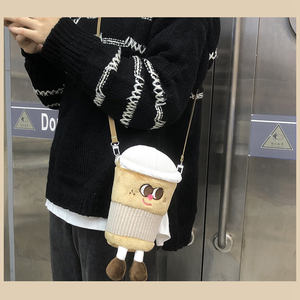 Nuevo monedero de peluche suave <span class=keywords><strong>Kawaii</strong></span> para niños, monedero de felpa personalizado, malla forrada de relleno de algodón PP para cumpleaños para niños y niñas - Product Image 5