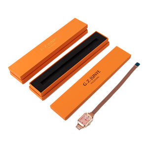 Caja de regalo de papel, embalaje de correa de reloj, logotipo personalizado, de lujo, novedad, venta al por mayor - Product Image 1