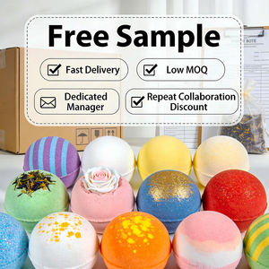 Набор круглых бомбочек для ванны OEM на заказ с ароматом жасмина, органические, веганские, нетоксичные ингредиенты, роскошный стиль, индивидуальная упаковка - Product Image 2