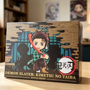 Caja Sorpresa Original PPMART Demon Slayer <span class=keywords><strong>Kimetsu</strong></span> <span class=keywords><strong>No</strong></span> <span class=keywords><strong>Yaiba</strong></span> Serie Batalla, Juguetes Lindos, Bolsa Misteriosa, Figura de <span class=keywords><strong>Anime</strong></span>, Adorno - Product Image 1