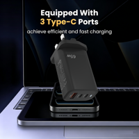Adaptateur secteur universel 65 W USB-C PD QC3.0 pour ordinateur portable, prise UK, charge rapide 65W USB-C UKCA