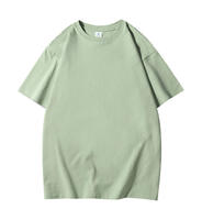 Camisetas de Alta Calidad para Hombre, Talla Grande, 180 GSM, 35% Algodón y 65% Poliéster, Corte Holgado, Lisas, Personalizables