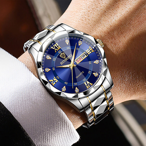 2026 BINBOND 2521 B2521 Orologio da Polso Maschile alla Moda, in Acciaio Inossidabile con Calendario Luminoso e Movimento al Quarzo per Uomo - Product Image 2