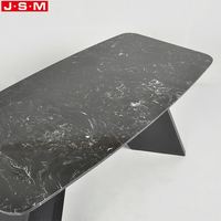 Table de salle à manger en pierre moderne de bonne qualité pour la salle à manger