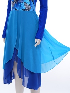 ชุดเดรสชีฟองสำหรับผู้หญิงสำหรับการนมัสการ การเต้นรำแบบลิริคอล การแสดงการเต้นรำสรรเสริญในโบสถ์ งานแสดง และการเต้นรำร่วมสมัย - Product Image 4