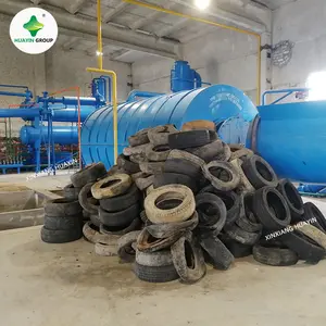 10 tons waste tyre refinery pyrolysis machine used tire pyrolysis plant for sale