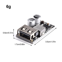 Module de conversion abaisseur USB DC-DC QC3.0 QC2.0 8V-30V 9V 12V 24V vers carte de circuit de charge rapide 3V 5V