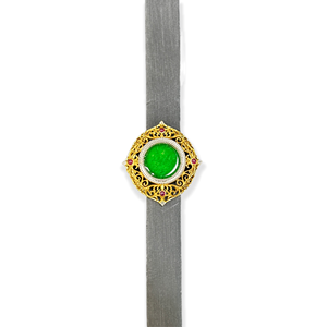 Pulsera <span class=keywords><strong>de</strong></span> Jadeíta Birmana Natural <span class=keywords><strong>de</strong></span> Grado A, Pulsera <span class=keywords><strong>de</strong></span> Jadeíta <span class=keywords><strong>de</strong></span> Alta Calidad, Regalos <span class=keywords><strong>de</strong></span> Jadeíta para Mujer para Uso Diario (con NGTC) - Product Image 1