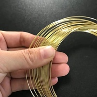 ASTM H EN doux tempérament C2680 C2600 feuille de bande de grillage en laiton/bobine en laiton H62 fil de lingot de cuivre fil plat rond ovale en laiton