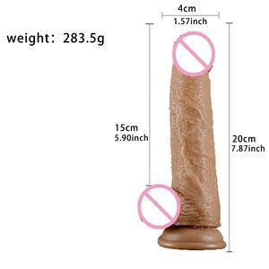 PVC cilt yumuşak vantuz yapay Penis gerçekçi erkek yapay Penis Dick kadın Masturbator yetişkin seks oyuncakları kadın yapay Penis - Product Image 5