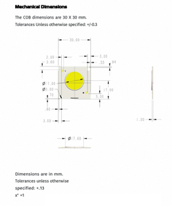 Luminaria LED Polymatech Serie COB Estándar FL18COB3030 Blanco Cálido 90 CRI para Centros de Salud y Clínicas - Product Image 6