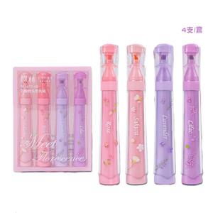 फूलों की छटपटाखा-विद्यार्थियों के लिए 12 रंग-नरम टिप गैर विषैले पास्टल मार्कर्स/बच्चों के अध्ययन नोट - Product Image 5