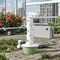 TSP-L5-20P système de jardin de plantation verticale de tour hydroponique de la prise PP de norme britannique pour l'agriculture extérieure d'intérieur