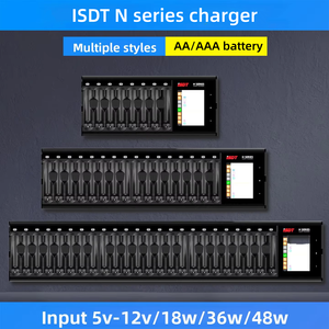 เครื่องชาร์จแบตเตอรี่อัจฉริยะแบบ N24 N16 <span class=keywords><strong>N8</strong></span> <span class=keywords><strong>isdt</strong></span> เครื่องชาร์จเร็วแบบช่องทางอิสระสำหรับเซลล์ LiFePO4 AA AAA (5 #/7 #) Ni-MH NiCd li-ion lihv - Product Image 1