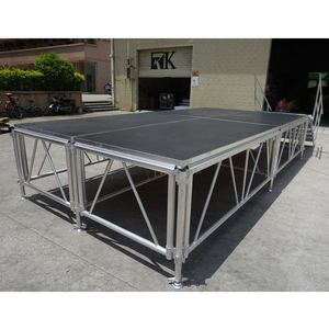 Plataforma de escenario ligera altura ajustable pista moderna escenario de aluminio interior - Product Image 1