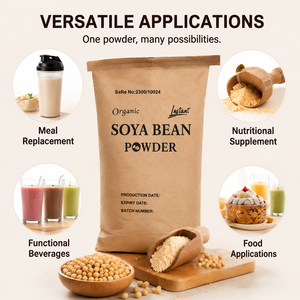 Poudre <span class=keywords><strong>de</strong></span> boisson instantanée à base <span class=keywords><strong>de</strong></span> <span class=keywords><strong>soja</strong></span>, sans lactose, sans produits laitiers, boisson végétalienne, soluble dans l'eau chaude et froide - Product Image 4
